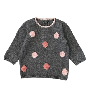 6-9 hó (74) George pöttyös kötött pulóver