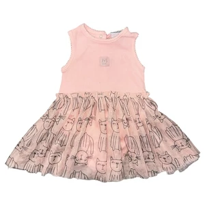 6 hó (68-74) Absorba cicás bodys tüllszoknyás ruha