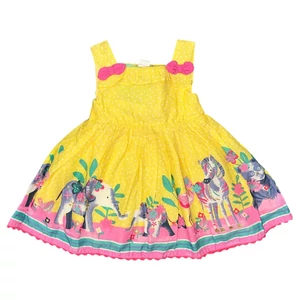 Új 0-3 hó (62) Monsoon állatos gyönyörű alsószoknyás ruha