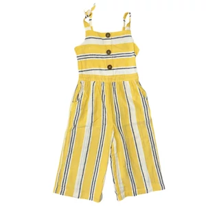 6-7 év (122) F&amp;F csíkos playsuit, jumpsuit