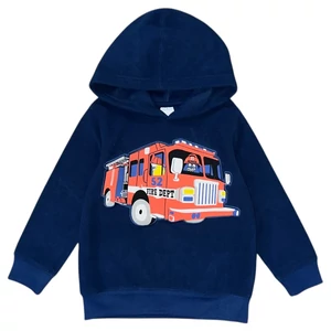 4-5 év (110) C&amp;A tűzoltóautós polár pulóver