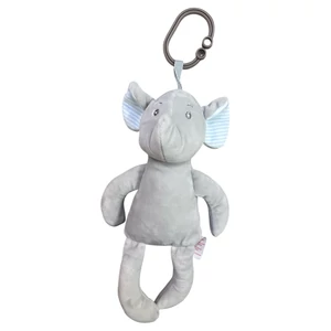 Csörgős plüss elefánt babajáték