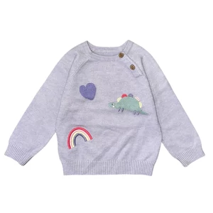 9-12 hó (80) Nutmeg dínós pulóver