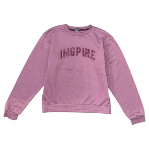 14-15 év (166) Primark rózsaszín feliratos pulóver