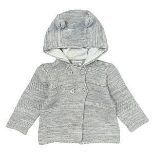 9-12 hó (80) Primark szürke kötött kardigán