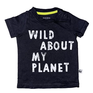 0-3 hó (62) F&amp;F feliratos szürke póló