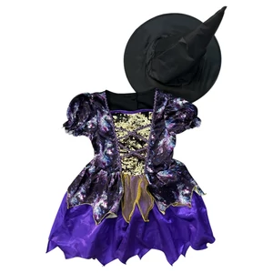 5-6 év (116) Boszorkány jelmez kalappal