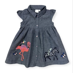 6-9 hó (74) Bluezoo flamingós ruha