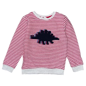 4-5 év (110) M&amp;S dínós csíkos pulóver