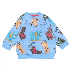 0-3 hó (62) F&amp;F kutyusos pulóver