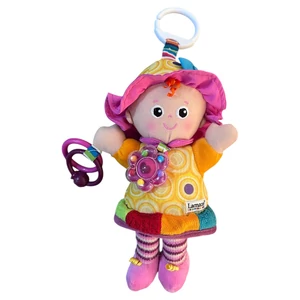 Lamaze baba csörgős, zörgős babajáték akasztóval 30 cm