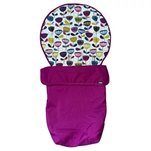 Mamas&amp;Papas virágos lábzsák, bundazsák babakocsiba