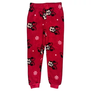 6-7 év (122) Primark Disney Minnie pihe-puha karácsonyi nadrág
