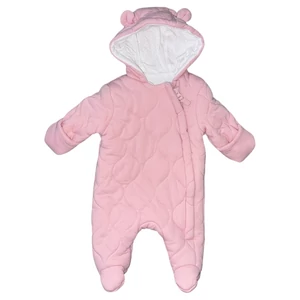 0-1 hó (50-56) George rózsaszín bélelt overál