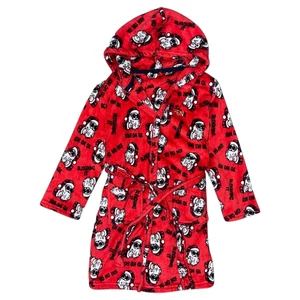 7-8 év (128) Mikulásos karácsonyi pihe-puha gyerek köntös