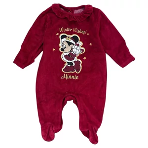 0-3 hó (62) Disney Minnie plüss karácsonyi rugdalózó