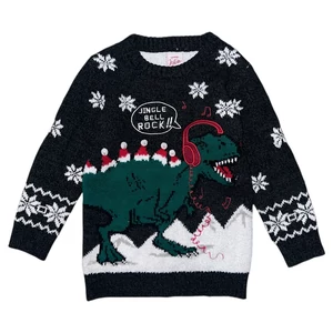 5-6 év (110-116) George dínós karácsonyi pulóver