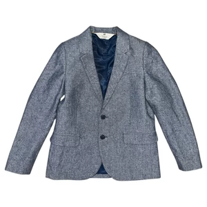 7-8 év (128) H&amp;M sötétkék zakó, öltöny