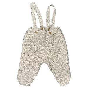 3-6 hó (68) Zara kötött kantáros nadrág