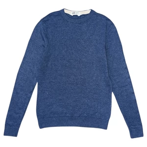 8-10 év (134-140) H&amp;M kék pulóver