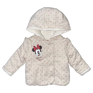 0-3 hó (62) Primark Disney Minnie kocsikabát, bélelt kabát