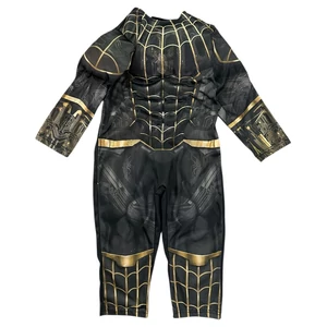 3-4 év (98-104) Tu Fekete Pókember izmosított jelmez