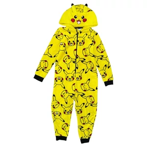 7-8 év (128) Pókémon pihe-puha pizsama, overál, jelmez