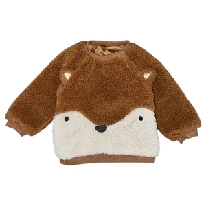 6-9 hó (74) Nutmeg rókás puha meleg pulóver