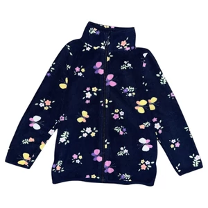 6-7 év (116-122) Takko DopoDopo virágos polár kardigán