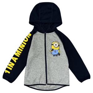 4-6 év (110-116) H&amp;M Minion polár kardigán