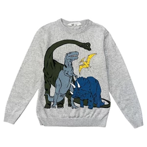 6-8 év (122-128) H&amp;M dínós pulóver