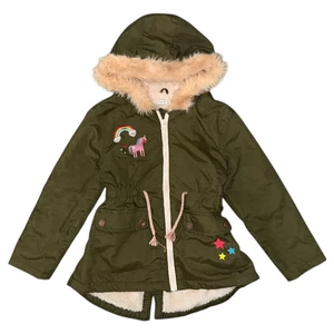 4-6 év (110-116) Crafted unikornisos bélelt kabát