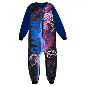 9-10 év (140) Gamer kontrolleres polár pizsama