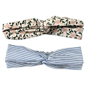 6-18 év (74-86) Virágos, csíkos fejpánt, hajpánt 2 db