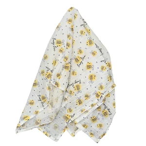 Lily&amp;Dan méhecskés textil pelenka 70x68 cm
