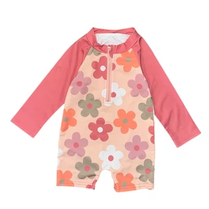 9-12 hó (80) Virágos uv szűrős fürdőruha