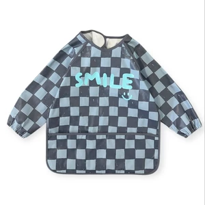 1-2 év (86-92) Nutmeg kockás ruhavédő előke