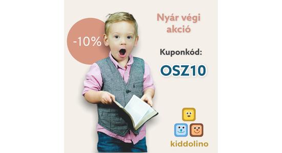 NYÁR VÉGI 10 % -os KUPON AKCIÓ