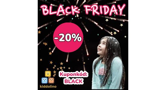 KIDDOLINO BLACK WEEK akció -20 %