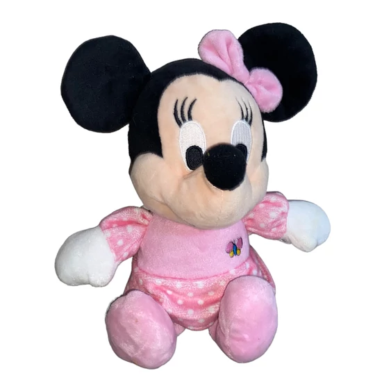 Disney Minnie felhúzható zenélő babajáték plüss, 27 cm