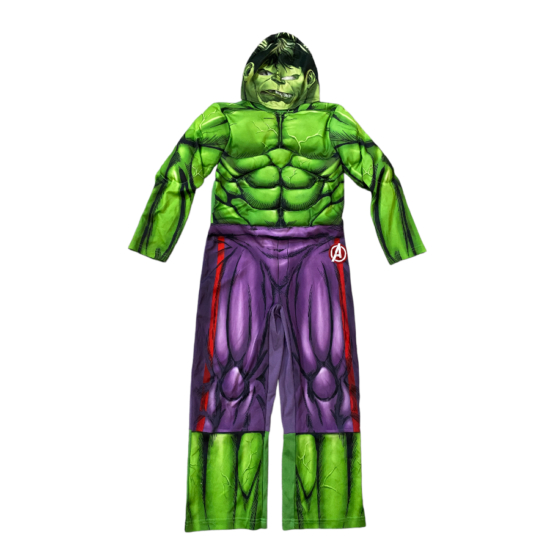 6-8 év (122-128) Izmosított Hulk jelmez