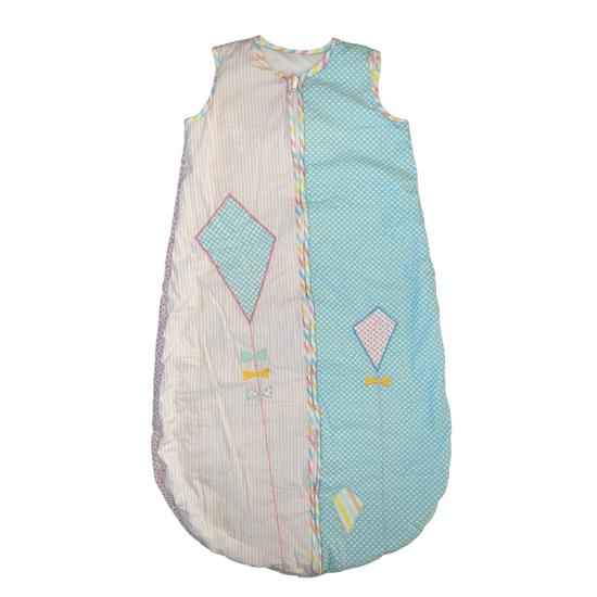 6-18 hó (74-86) Mothercare papírsárkányos bélelt (2.5 tog) hálózsák
