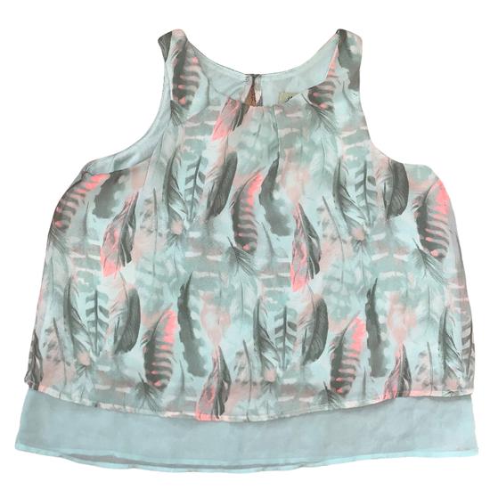 10-11 év (146) H&amp;M tollas ujjatlan felső, póló