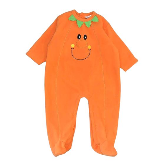 6-9 hó (74) Baby Halloween tökös polár rugdalózó