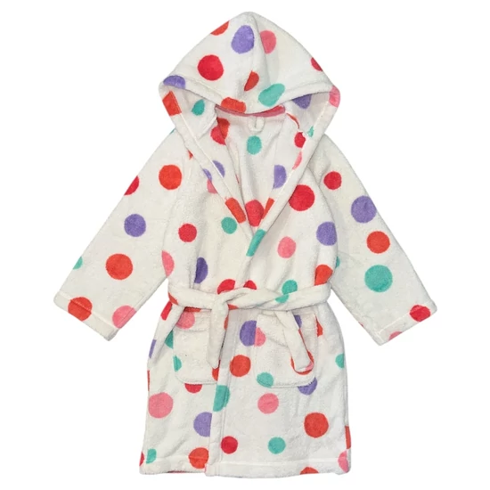 6-7 év (122) M&amp;S pöttyös pihe-puha köntös