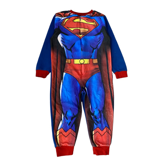 5-6 év (116) Superman polár pizsama, overál, jelmez