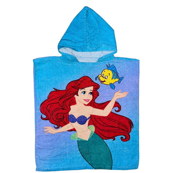 Ariel a kis hableány poncsó törölköző, fürdőponcsó
