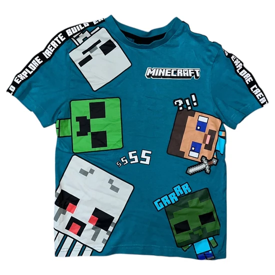 7-8 év (128) F&amp;F Minecraft póló