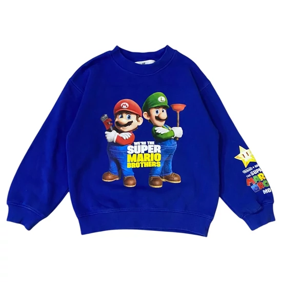 4-6 év (110-116) H&amp;M Super Mario pulóver