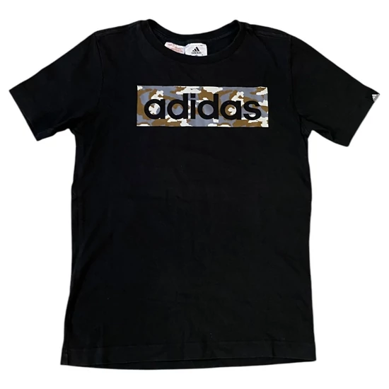 9-10 év (140) Adidas fekete póló